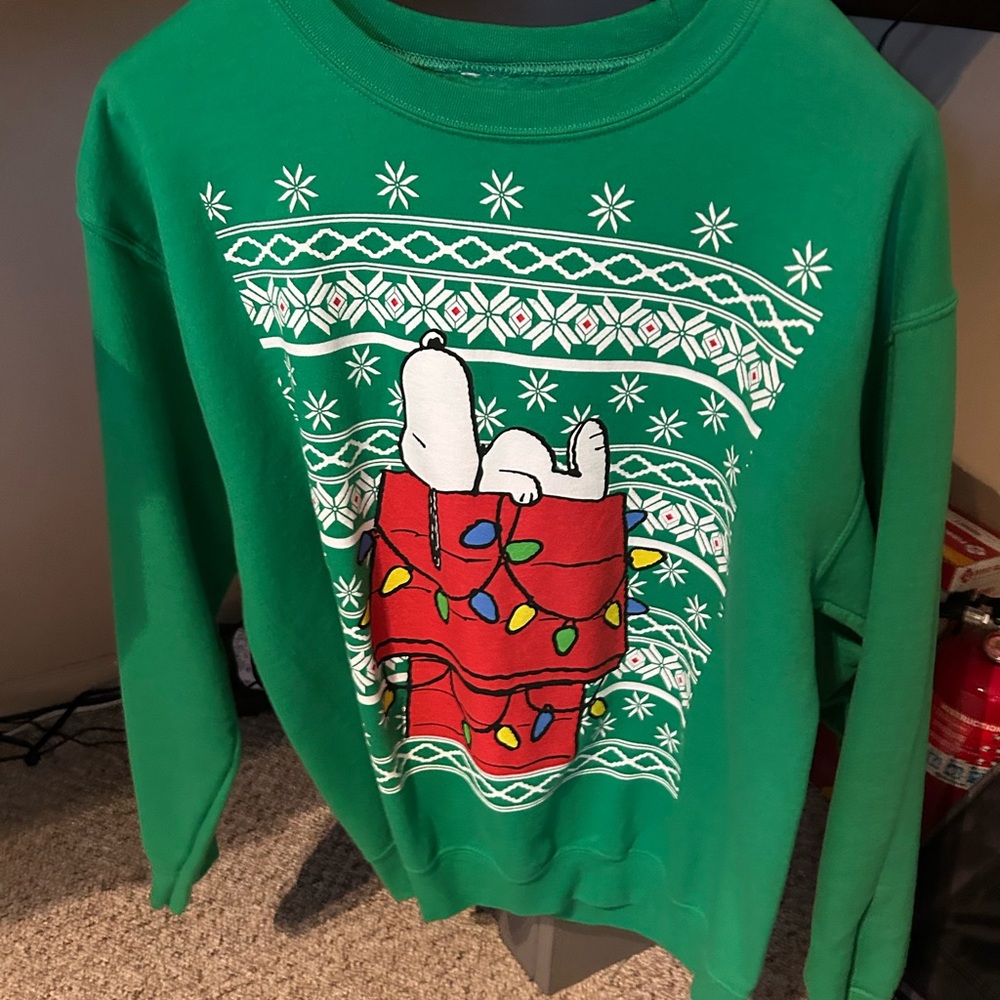 Peanuts Green Sweater